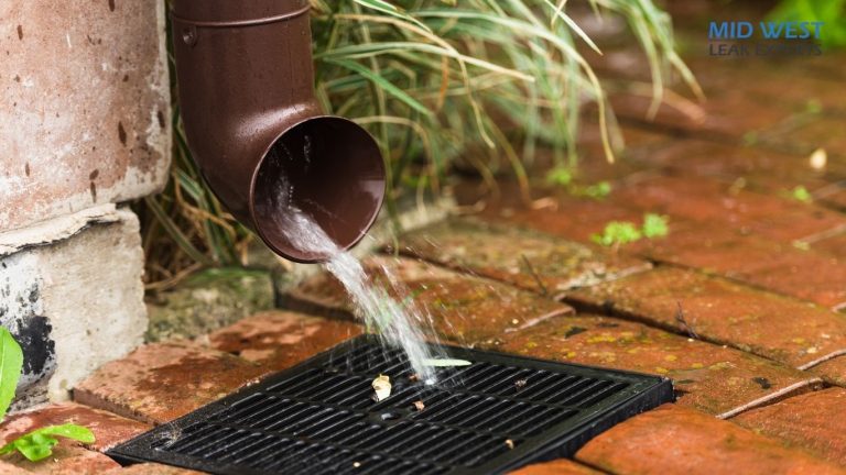 a stormdrain going underground